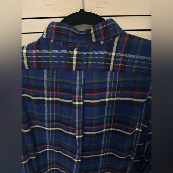 Men’s Ralph Lauren Polo Classic Fit Flannel Button down Navy shirt - Picture 4 of 4